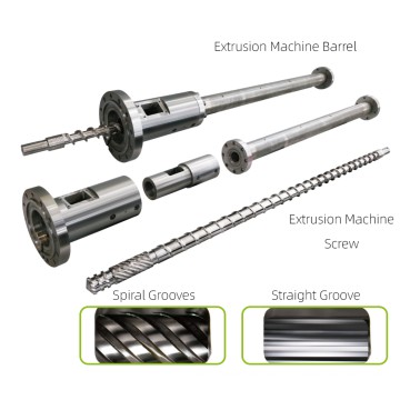 Pieces status. Barrel Single Screw Extruder.